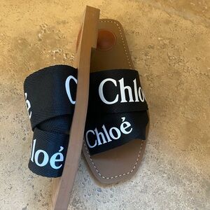Chloe Woody Mule, size 37. Worn once inside the house. Dust bag included.
